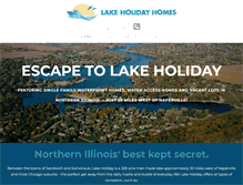 Tablet Screenshot of lakeholiday.com