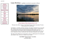 Desktop Screenshot of lakeholiday.us